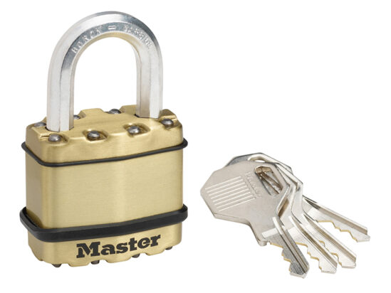 Excell™ Brass Finish 45mm Padlock 4-Pin