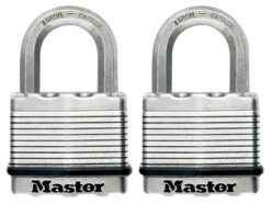 Excell™ Laminated Steel 50mm Padlock – 25mm Shackle – Keyed Alike x 2