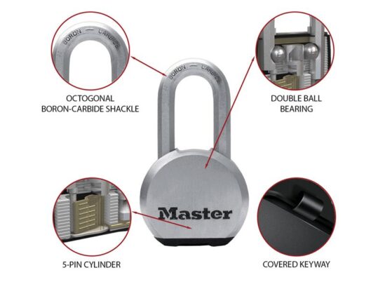 Excell™ Chrome Plated 54mm Padlock - Image 2