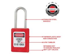 Lockout Padlock – 35mm Body & 4.76mm Stainless Steel Shackle