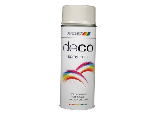 Deco Spray Paint High Gloss RAL 7035 Light Grey 400ml