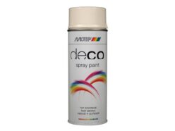 Deco Spray Paint High Gloss RAL 9001 Cream White 400ml