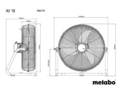 AV 18 Fan 18V Bare Unit