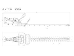 HS 18 LTX 65 Hedge Trimmer 18V Bare Unit