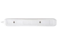 Extension Lead 240V 6-Gang 13A White Surge Protected 2m