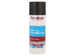 Trade High Temperature Spray Paint Black 400ml