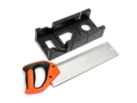 Plastic Mitre Box with Saw 11.1/4in