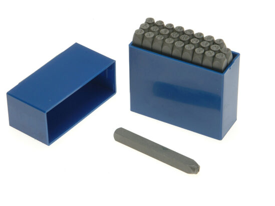 181- 5.0mm Set of Letter Punches 3/16in