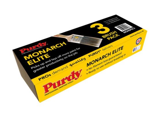 Monarch™ Elite™ Paint Brush Set, 3 Piece