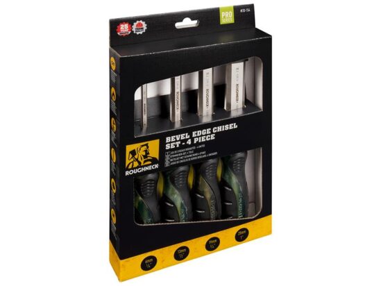 Professional Bevel Edge Chisel Set, 4 Piece