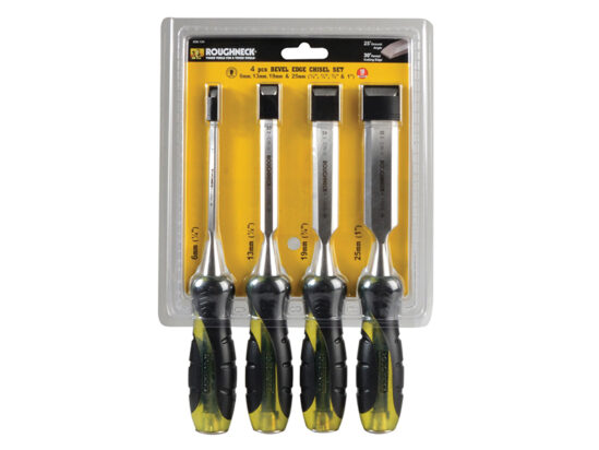 Professional Bevel Edge Chisel Set, 4 Piece - Image 2