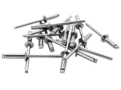 Stainless Steel Rivets 4 x 12mm Blister of 50