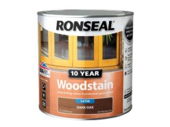 10 Year Woodstain Dark Oak 2.5 litre