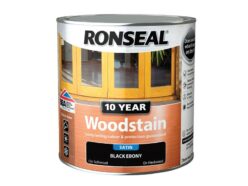 10 Year Woodstain Ebony 2.5 litre