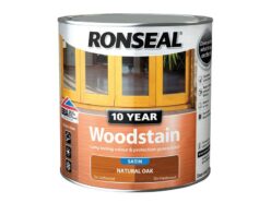 10 Year Woodstain Natural Oak 2.5 litre