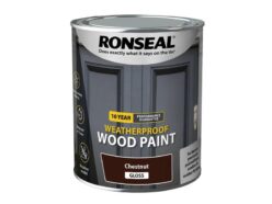 10 Year Weatherproof Wood Paint Chestnut Gloss 750ml