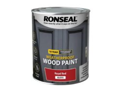 10 Year Weatherproof Wood Paint Royal Red Gloss 750ml