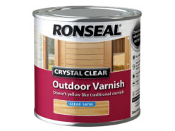 Crystal Clear Outdoor Varnish Satin 250ml