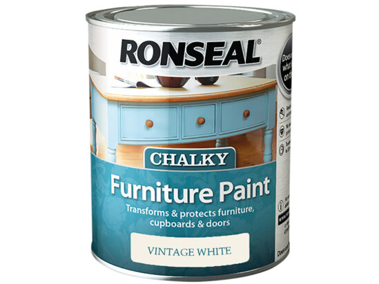 Chalky Furniture Paint Vintage White 750ml