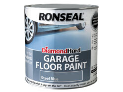 Diamond Hard Garage Floor Paint Steel Blue 2.5 litre