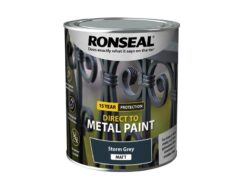 Direct to Metal Paint Storm Grey Matt 750ml