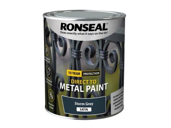 Direct to Metal Paint Storm Grey Satin 750ml