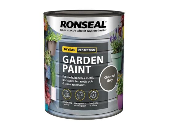 Garden Paint Charcoal Grey 750ml - Image 4