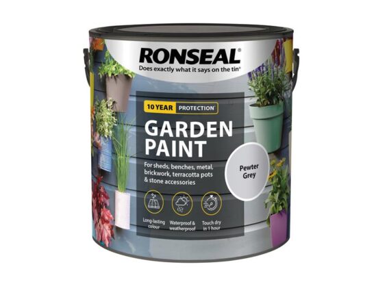 Garden Paint Pewter Grey 2.5 litre - Image 2