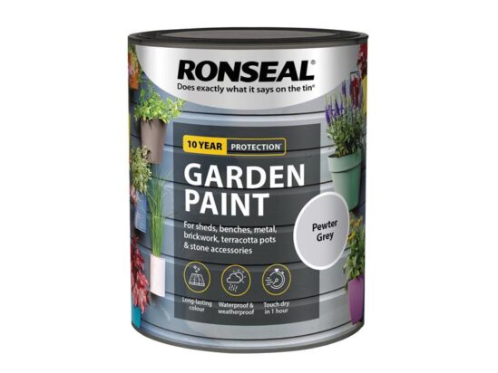 Garden Paint Pewter Grey 750ml - Image 2