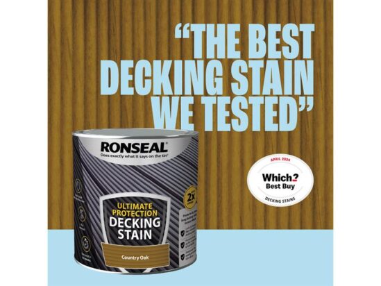 Ultimate Protection Decking Stain Country Oak 2.5 litre - Image 2