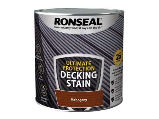 Ultimate Protection Decking Stain Rich Mahogany 2.5 litre - Image 3