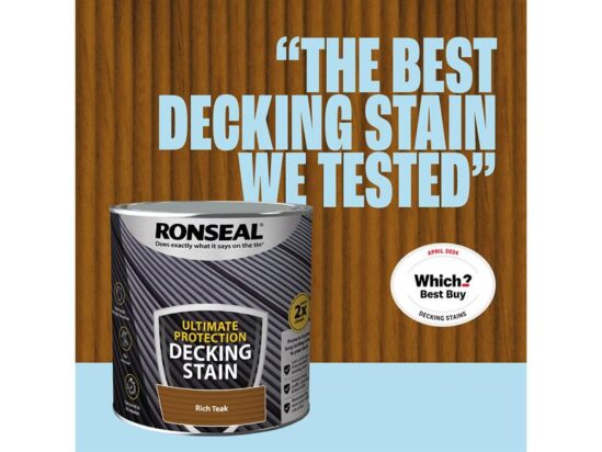 Ultimate Protection Decking Stain Rich Teak 2.5 litre - Image 2