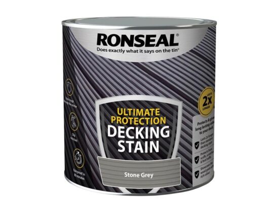 Ultimate Protection Decking Stain Stone Grey 2.5 litre