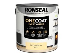 One Coat Everywhere Interior Paint Buttercream Matt 2.5 litre