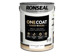 One Coat Everywhere Interior Paint Pure Brilliant White Matt 5 litre