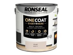 One Coat Everywhere Interior Paint Clay Matt 2.5 litre