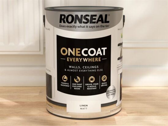 One Coat Everywhere Interior Paint Linen Matt 5 litre - Image 3