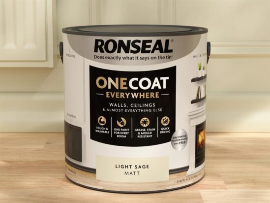 One Coat Everywhere Interior Paint Light Sage Matt 2.5 litre - Image 3