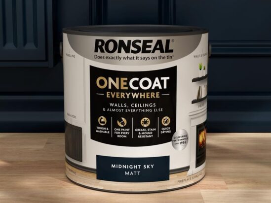 One Coat Everywhere Interior Paint Midnight Sky Matt 2.5 litre - Image 3