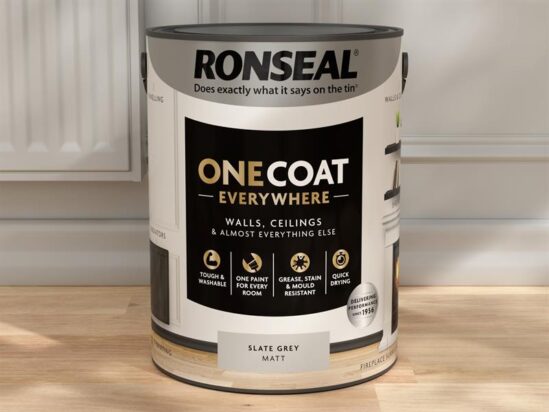 One Coat Everywhere Interior Slate Grey Matt 5 litre - Image 3