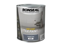 One Coat Tile Paint Cobalt Grey Gloss 750ml