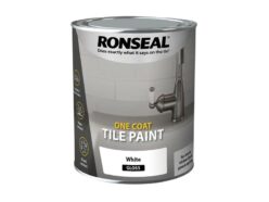 One Coat Tile Paint White Gloss 750ml