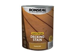 Quick Drying Decking Stain Country Oak 5 litre