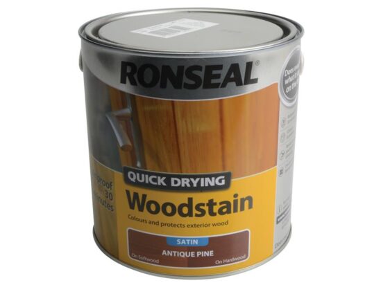 Quick Drying Woodstain Satin Antique Pine 2.5 litre