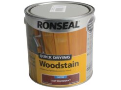 Quick Drying Woodstain Satin Deep Mahogany 2.5 litre