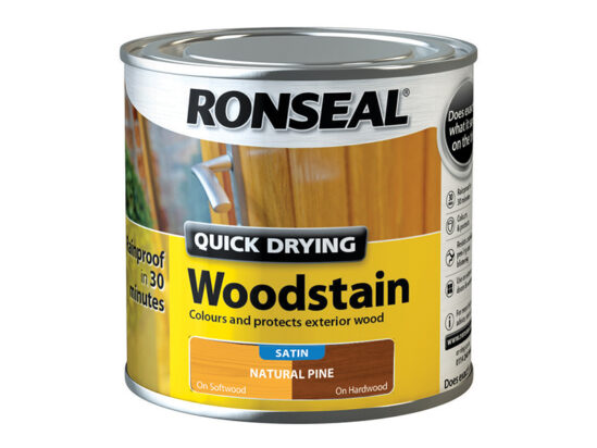 Quick Drying Woodstain Satin Natural Pine 250ml