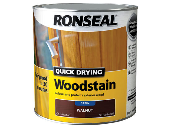 Quick Drying Woodstain Satin Walnut 2.5 litre