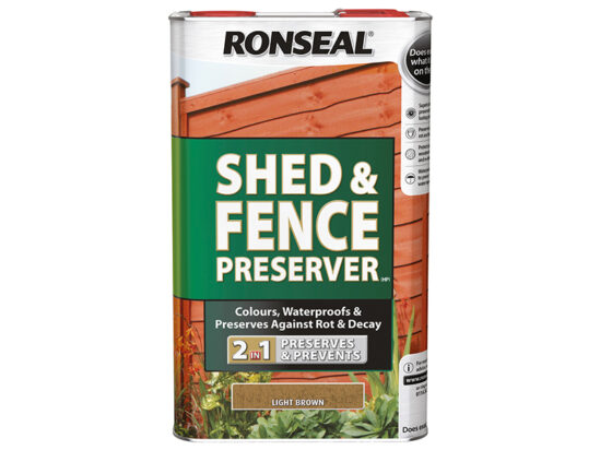 Shed & Fence Preserver Light Brown 5 litre