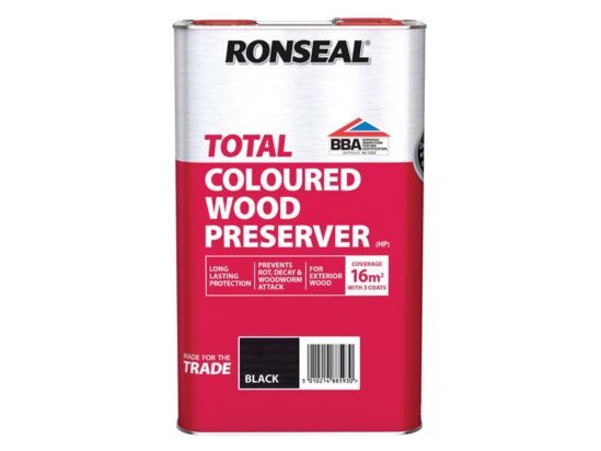 Trade Total Wood Preserver Black 5 litre