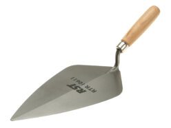 London Pattern Brick Trowel Wooden Handle 11in